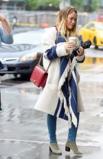 HILARY DUFF Out for Coffee in New York 05/19/2018