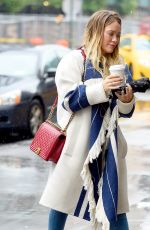 HILARY DUFF Out for Coffee in New York 05/19/2018
