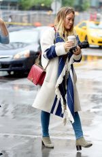 HILARY DUFF Out for Coffee in New York 05/19/2018