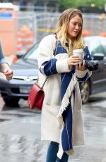 HILARY DUFF Out for Coffee in New York 05/19/2018