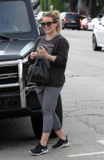 HILARY DUFF Out for Lunch in Los Angeles 05/26/2018