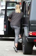 HILARY DUFF Out for Lunch in Los Angeles 05/26/2018