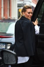 HILARY DUFF Out in New York 05/19/2018