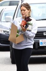 HILARY DUFF Out Shopping in Los Angeles 05/12/2018