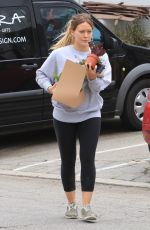 HILARY DUFF Out Shopping in Los Angeles 05/12/2018
