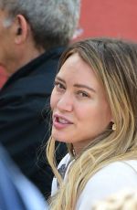HILARY DUFF Shopping at Farmers Market in Studio City 04/29/2018