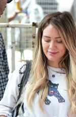 HILARY DUFF Shopping at Farmers Market in Studio City 04/29/2018
