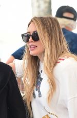HILARY DUFF Shopping at Farmers Market in Studio City 04/29/2018