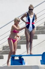HOFIT GOLAN and VICTORIA BONYA in Swimsuit at Hotel Du Cap Eden-roc in Antibes 05/10/2018