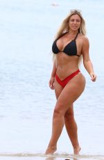 HOLLY HAGAN in Bikini at a Beach in St Lucia 05/16/2018