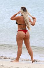 HOLLY HAGAN in Bikini at a Beach in St Lucia 05/16/2018