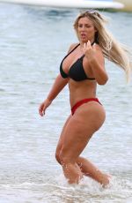 HOLLY HAGAN in Bikini at a Beach in St Lucia 05/16/2018