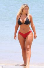 HOLLY HAGAN in Bikini at a Beach in St Lucia 05/16/2018