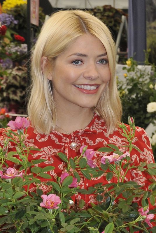 HOLLY WILLOGHBY at Chelsea Flower Show in London 05/21/2018