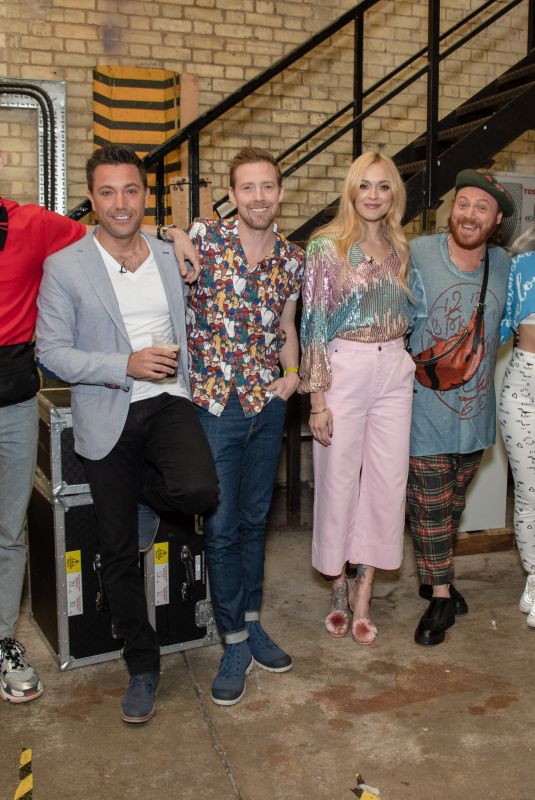 HOLLY WILLOGHBY, FEARNE COTTON, ANNE MARIE and ROCHELLE HUMES at Celebrity Juice in London 04/25/2018