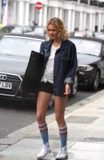 IMOGEN WATERHOUSE on the Set of Rain Stops Play in London 05/22/2018