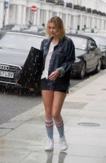 IMOGEN WATERHOUSE on the Set of Rain Stops Play in London 05/22/2018