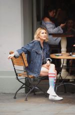 IMOGEN WATERHOUSE on the Set of Rain Stops Play in London 05/22/2018