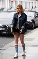 IMOGEN WATERHOUSE on the Set of Rain Stops Play in London 05/22/2018