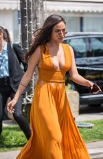 INANNA SARKIS Out at Croisette in Cannes 05/10/2018