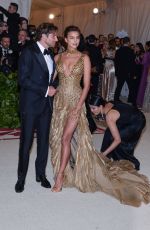 IRINA SHAYK at MET Gala 2018 in New York 05/07/2018