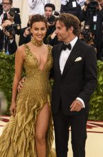 IRINA SHAYK at MET Gala 2018 in New York 05/07/2018