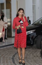 IRINA SHAYK Leaves Her Hotel in Cannes 05/11/201
