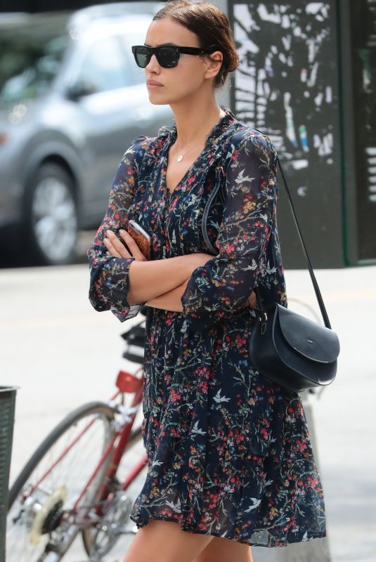 IRINA SHAYK Out Shopping in New York 05/26/2018