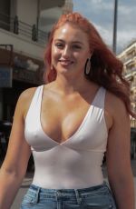 ISKRA LAWRENCE in Jeans Out in Cannes 05/14/2018