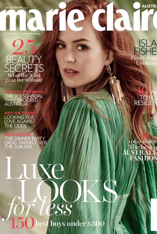 ISLA FISHER for Marie Claire Magazine, July 2018 Issue