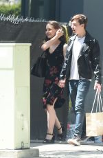 IZABELA VIDOVIC and Hayden Byerly Out Kissing in Los Angeles 05/29/2018