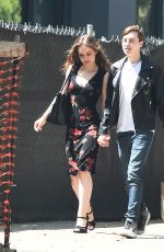 IZABELA VIDOVIC and Hayden Byerly Out Kissing in Los Angeles 05/29/2018