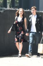IZABELA VIDOVIC and Hayden Byerly Out Kissing in Los Angeles 05/29/2018
