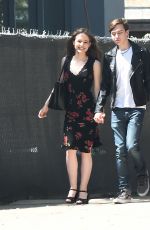 IZABELA VIDOVIC and Hayden Byerly Out Kissing in Los Angeles 05/29/2018