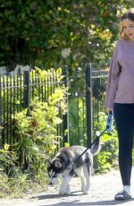 JACQUELINE JOSS Out with Her Dog in London 05/17/2018