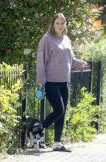 JACQUELINE JOSS Out with Her Dog in London 05/17/2018