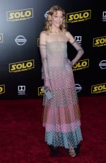 JAIME KING at Solo: A Star Wars Story Premiere in Los Angeles 05/10/2018