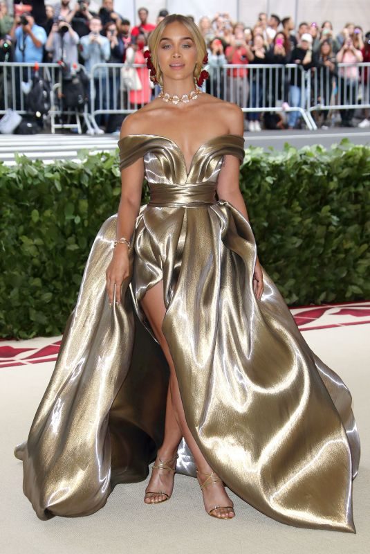 JASMINE SANDERS at MET Gala 2018 in New York 05/07/2018