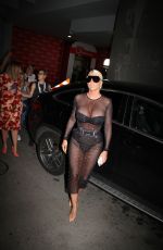 JELENA KARLEUSA Arrives at a Concert in Belgrade 05/24/2018