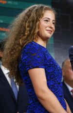 JELENA OSTAPENKO at Draw of 2018 French Tennis Open in Roland-garros in Paris 05/24/2018