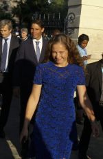 JELENA OSTAPENKO at Draw of 2018 French Tennis Open in Roland-garros in Paris 05/24/2018