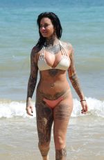 JEMMA LUCY in Bikini at a Beach in Cyprus 05/01/2018