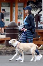 JENNA DEWAN Out with Her Dog in Studio City 05/23/2018