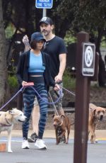 JENNA DEWAN Out with Her Dog in Studio City 05/23/2018