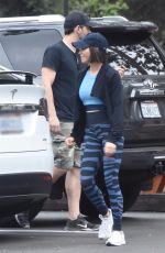 JENNA DEWAN Out with Her Dog in Studio City 05/23/2018