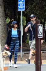 JENNA DEWAN Out with Her Dog in Studio City 05/23/2018