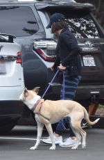 JENNA DEWAN Out with Her Dog in Studio City 05/23/2018