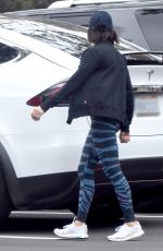JENNA DEWAN Out with Her Dog in Studio City 05/23/2018