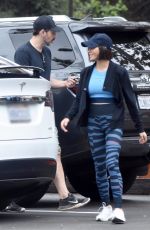 JENNA DEWAN Out with Her Dog in Studio City 05/23/2018