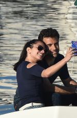 JENNA LYNN and Giuseppe Rossi Out for Lunch and Boat Ride in Portofino 05/07/2018